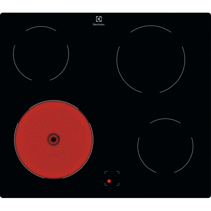 Herdgebundenes Glaskeramikkochfeld / 60 cm